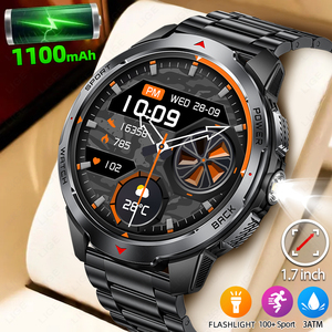 KT88 Outdoor Smart Watch 1.7 Inch IPS Fitness Tracker <b>Waterproof</b> Health Analysis Call Reminder for Android - Product Image 3
