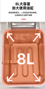 Freidora Eléctrica Comercial de Gran Capacidad con Elevación Automática |   Equipo para freír papas fritas de mesa - Product Image 3