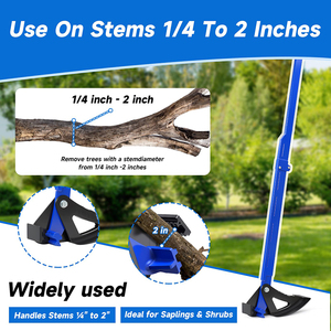 Estrattore di Alberi JH-Mech per Giardinaggio, Robusto ed Ergonomico, in Acciaio al Carbonio Verniciato Blu, per Rimozione Radici - Product Image 3