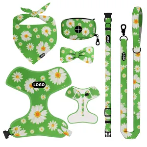 Wholesale Custom 2023 New Pet Supplies Adjustable Designer Dog Harness set 6 piece