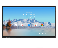 Новая интерактивная доска Google EDLA Certified 75 дюймов 4K с функцией ИИ и поддержкой 20-40 сенсорных точек