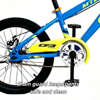 Vélo pour enfants durable avec freins à disque doubles, selle réglable, vitesse unique, pour les loisirs et le cyclisme en extérieur