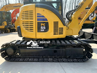Excavatrice compacte Komatsu PC55MR de 5 tonnes avec godet