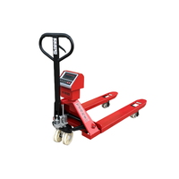 Nouveaux chariots à palettes hydrauliques de 2500kg avec camion léger à roue en nylon pour les industries de la vente au détail et de la restauration