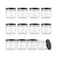 Bocaux de stockage à prix d'usine, conteneurs 10oz 300ml bocal en verre pour le stockage des aliments