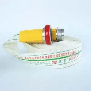 Factory direct sales strong polyester rubber 65 lined with fire hose