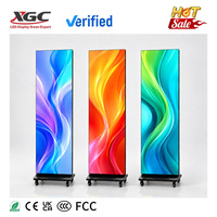 Écran d'affichage numérique vertical P2.5 Wifi 4G avec contrôle LED, HDR10+, garantie de 2 ans pour les informations des banques, des bureaux et des halls d'accueil