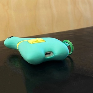 Étui pour écouteurs sans fil compatibles Pro, motif <span class=keywords><strong>dinosaure</strong></span> à long cou, 1ère/2ème/3ème générations, en silicone mignon - Product Image 5