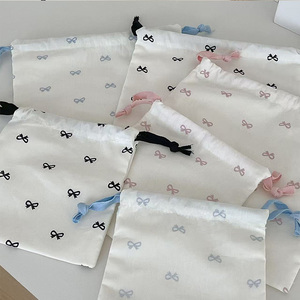Bolsa con Cordón y Cinturón, de Tela de Algodón Estampada, a Prueba de Polvo - Product Image 4