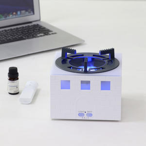 Difusor de Aroma Nagomi con Diseño de Estufa de Gas, Llama 3D Cuadrada, Humidificador USB para Hogar y Escritorio con Luz y Control de Vaporización - Product Image 1