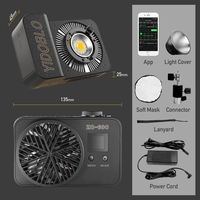 Haute qualité et abordable Yidoblo RGB ZC-60C 60w cob led caméra lumière caméra Studio Led vidéo lumière COB kits de prise de vue en plein air
