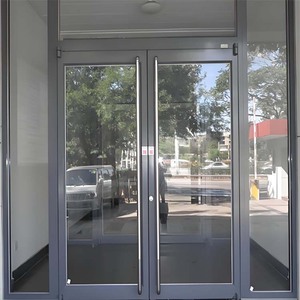 ประตูอลูมิเนียมอัลลอยด์แบบเปิดสวิงสำหรับทางเข้าร้าน KFC ยังไม่มี<span class=keywords><strong>รีวิว</strong></span> - Product Image 1