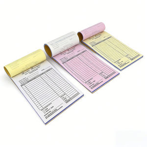 Carnet de reçus et factures autocopiantes A4 personnalisé, livres de devis NCR, impression en duplicata, 2 à 5 parties au choix - Product Image 5
