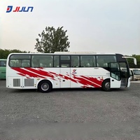 Autocar de grande capacité et efficace, conduite en douceur, véhicule commercial avec un grand compartiment à bagages, autocar Yutongs d'occasion