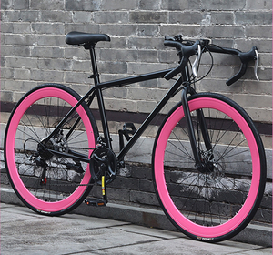 Vélo de route pour <span class=keywords><strong>homme</strong></span> adulte en acier au carbone ultra-léger avec double frein à disque, vente en gros - Product Image 2
