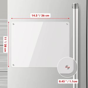 Pizarra Magnética Acrílica de Gran Tamaño para Calendario y Planificación, con Texto Personalizado, Ecológica, de 3mm de Grosor, Forma Rectangular, para Regreso a Clases - Product Image 1