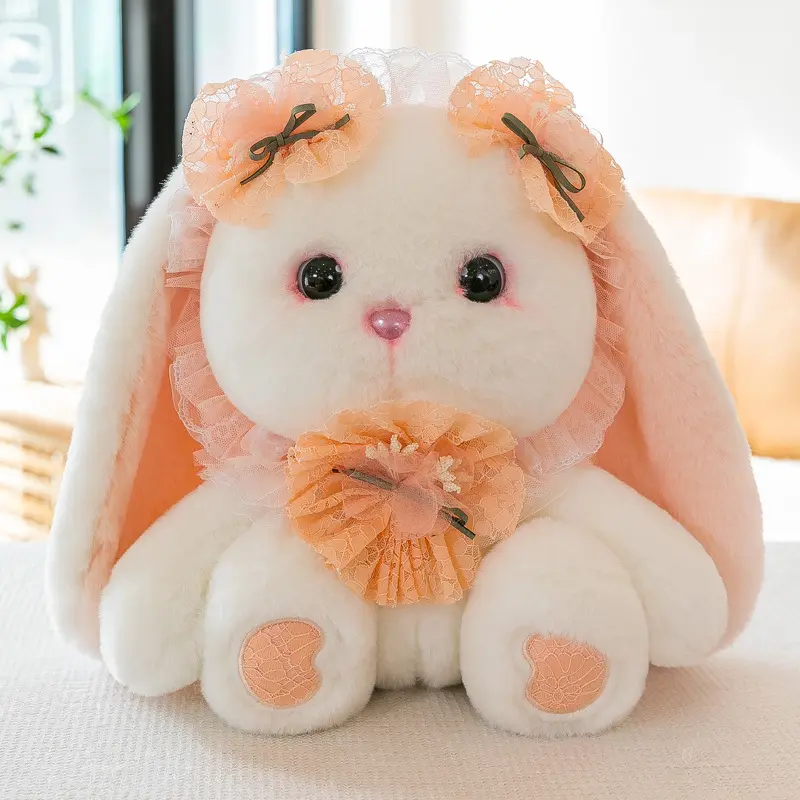 Cute new design custom wholesale plush toy with carrot Soft Plush Sublimation Rabbit rabbit Plush Bunny Rabbit Toys For Kids