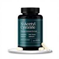 Complément NAC Personnalisé : Capsules Dures de N-Acétylcystéine, Quercétine et Acide Neuraminique – Stockage au Sec et au Froid (Guangdong)