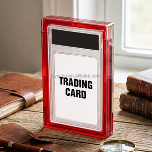 Boîte de présentation en acrylique transparente pour cartes Pokémon PSA CGC gradées 35PT, étui de rangement magnétique pour cartes de sport, protection UV - Product Image 5