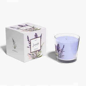 Recyclable Eco-Friendly Recycled Materials Cardboard Candle <b>Boxes</b> Free Design Laminated <b>Foldable</b> Customizable Logo - Product Image 2