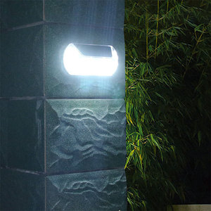 Solar <b>Led</b> Wall <b>Light</b> Outdoor Waterproof With Motion <b>Sensor</b> For Garden Courtyard Lighting - Product Image 3