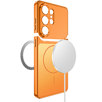 Étui de téléphone magnétique sans fil antichoc GKK Luxury PC 4 couleurs pour S26/S25/S24/S23 Ultra