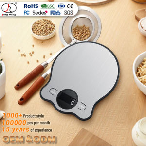 OEM 스테인레스 스틸 디지털 지능형 주방 저울 식품 계량 저울-가정용 재료 계량에 적합 - Product Image 1