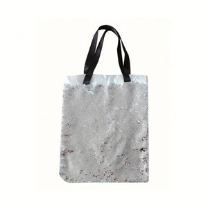 Thermal Sublimation Female Fashion <b>Sequin</b> Shoulder Tote Bag with Two-Tone Shimmer Design for Leisure Shopping - Product Image 3