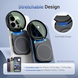 JJC 67mm sistema adaptador de filtro móvil magnético Compatible con <span class=keywords><strong>iPhone</strong></span> 16/15/14 <span class=keywords><strong>iPhone</strong></span> 16/15/14 <span class=keywords><strong>Pro</strong></span> y <span class=keywords><strong>Pro</strong></span> <span class=keywords><strong>Max</strong></span> accesorios de cámara - Product Image 3