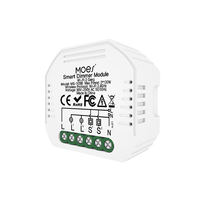 Module de variateur intelligent Wifi Tuya à 2 gangues et 3 voies, 90-240v, fonctionne avec les enceintes intelligentes Alexa et la maison intelligente sans fil