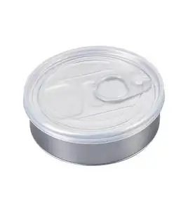 20 years factory best selling round metal tin can with easy open lid for candy chocolate packaging