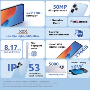 Xiaomi <span class=keywords><strong>Redmi</strong></span> 12 versione globale telefono cellulare 8GB + 128GB 6.79 pollici MIUI 14 NFC 4G Xiaomi <span class=keywords><strong>Redmi</strong></span> smartphone - Product Image 5