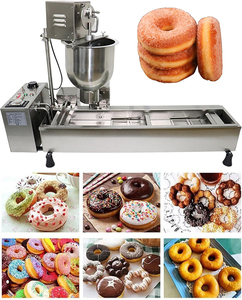 Thương mại Nồi chiên thép không gỉ 7L Thùng kiểm soát chính xác nhiệt độ dầu thời gian chiên Máy <span class=keywords><strong>Donut</strong></span> hoàn toàn tự động - Product Image 6