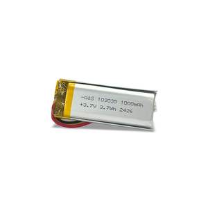 UL1642/CE sertifikalı <span class=keywords><strong>3</strong></span>.7v 1000mAh Lipo piller GPS izci için 103035 şarj edilebilir lityum pil pil - Product Image 4