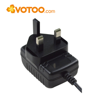 Adaptateur secteur AC/DC OEM ODM 5V 1A 5W, prise UK, prise DC 5,5x2,1 mm, alimentation à découpage pour terminal de point de vente, CCTV, bande LED, routeur