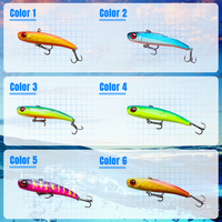 Leurre dur personnalisé MISTER LURE, leurres de pêche, équipement de pêche à la vibration, leurre de pêche en eau salée
