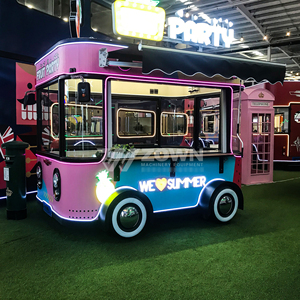 2026 New Design Multifunctional Food <b>Trailer</b> Street Mobile Food Vending Truck for Coffee Ice Cream Hamburger - Product Image 3