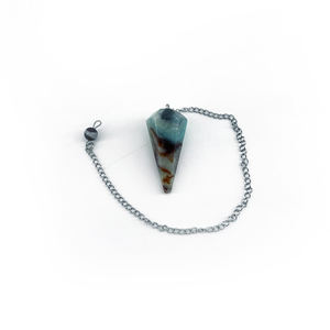 38*18Mm Hete Verkoop Helende Edelsteen Rode Jaspis, Rokerig Kwarts, Amazoniet, Groene Aventurine Steen Kristal Slinger Voor Gezondheid - Product Image 5