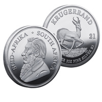 Moneda Conmemorativa Clásica Sudafricana Krugerrand, Diseño de Paul Kruger y Springbok, Artesanía en Metal, Recuerdo Coleccionable, Regalo