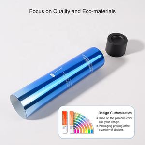 Tube de crème en plastique de 100 ml, qualité alimentaire, vide, avec étiquettes, laminé haute brillance, pour soins de la peau, lot OEM - Product Image 3