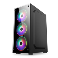 Boîtier ATX Accessoires de boîtier PC Computador Gamer Boîtier de jeu Gabinete Full Tower avec fenêtre à panneau latéral