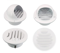 Hotte d'aération extérieure industrielle en aluminium pour mur extérieur, capot de protection contre l'eau, aérateur d'air