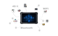 Tablet Vehicular Android 13 de 10'' con Octa Core Qualcomm, 1200nits, Pantalla Táctil Legible Bajo la Luz Solar IP67, GPS, Tarjeta SIM, Canbus Público