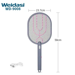 Piège à moustiques électronique rechargeable à prix compétitif tapette au design unique avec lumière LED