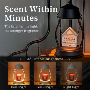 Good Selling Home Decor <strong>Candle</strong> Warmer Lamp Retro Barn <strong>Lantern</strong> <strong>Candle</strong> Warmer Lamp with Timer - Product Image 3