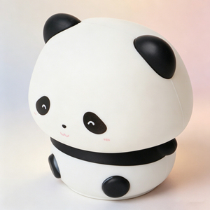 Lampe LED RGB en silicone en forme de panda OEM, multi-modes, éclairage RGB, rechargeable par USB, 20 lm, 1200 mAh, lampe de chevet pour chambre d'enfant - Product Image 6