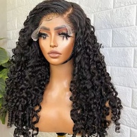 Perruque Ondulée Bouclée Profonde Raw 13x6 Sans Colle Full HD Lace Front Naturel Cheveux Humains Vierges Brésiliens Frontal Indiens