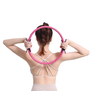 Anneaux de <span class=keywords><strong>yoga</strong></span> XL Ring Fitness Circle avec poignées rembourrées pour tonifier les bras, les cuisses et le tronc, anneaux de <span class=keywords><strong>yoga</strong></span> pour femmes, entraînement musculaire - Product Image 3