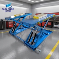 Elevador de Tijera Wolange International con Certificación CE, de Carga Pesada (3500 kg), Doble Cilindro, Elevación Media, para Sedanes/SUV/Vehículos Comerciales