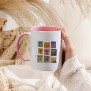 Project Hail Mary Stamps Ceramic Mug Multi Color Pattern High Quality Eco-Friendly Durable Coffee <strong>Cup</strong> for Andy <strong>Weir</strong> Fan Gift - Product Image 2